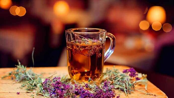 tea with thyme to increase potency