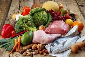 Meat and vegetables in the diet will benefit male strength